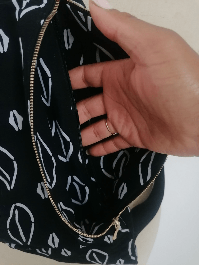 Sac BANANE WAX XXL Corie noire
